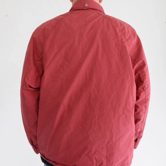 Vintage Bound for Peyton Red  Utility Nautical with Hidden Hood Jacket - Picture 3 of 14